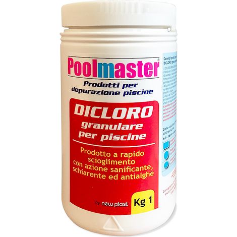 Marten chlore 56% dichloro agent de chloration granule' pot 1 kg pour piscines (1/3)