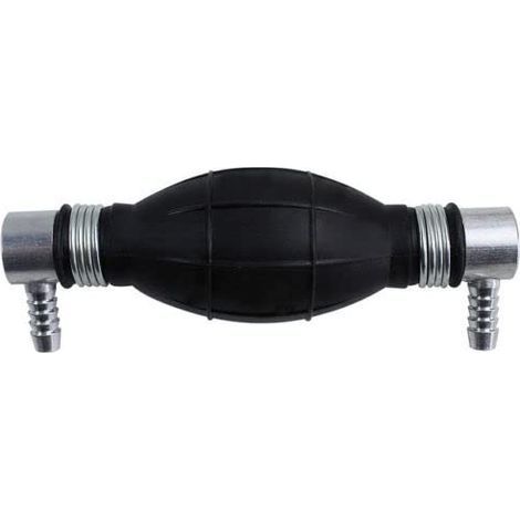 Pompe Poire d'Amorçage pour Système Alimentation Carburant Gasoil Essence Diesel 8mm Coude 90° Universel (1/3)