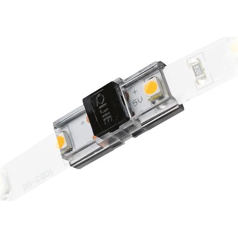 Strip Verbinder 8mm 2Pin für einfarbige LED-Streifen IP20 DC24V/5A (1/3)