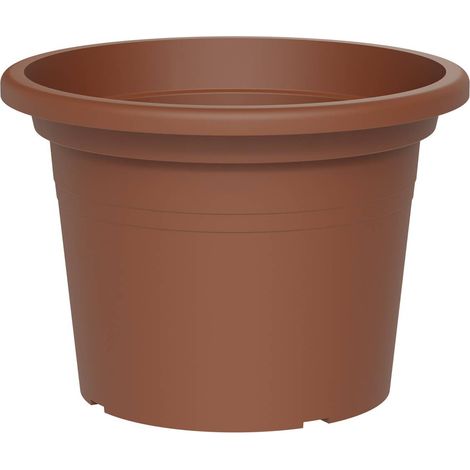 tera® Pflanzgefäße BASIC rund Clay braun 35 cm - Kunststoff
