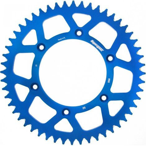 Piñón trasero de aluminio Prox para KTM SX/EXC, color azul, JTR897.52