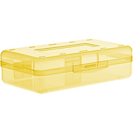 Aufbewahrungsbox – Federmäppchen aus Polypropylen-Kunststoff – Für Schule, Büro, Bastelarbeiten, Erste-Hilfe-Ausrüstung, Make-up – 1 Stück (1/5)