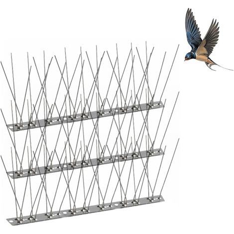 Clous anti-oiseaux, clous anti-moineaux, adaptés aux balcons, à installer sur les toits et les balcons (1/5)
