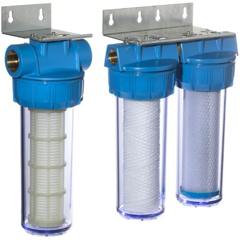 Apic – Filtre eau de pluie 3 cartouches – Filtration 50 microns – Protection pompe – Anti goût et odeur 5 microns (1/2)