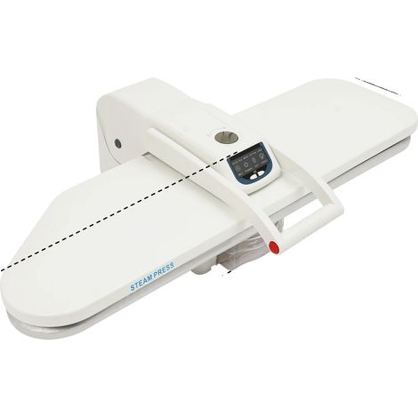 Vaporizador de ropa, 5 ajustes de tejido, pantalla LCD, BLANCO (1/2)