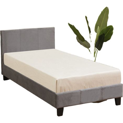 Lit MELBOURNE – Velours – 90x190 cm (1/4)