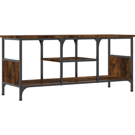 Maison Exclusive - TV-Schrank Räuchereiche 100x35x45 cm Holzwerks
