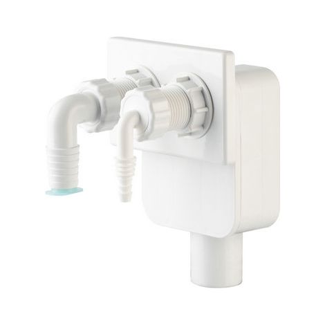 SIFONE DA INCASSO IN PP LAVATRICE ASCIUGATRICE Misura: 1x21 - 1x10/14 (1/3)