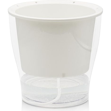 Maceta redonda autorriego para interior y exterior 17,3x17 Ason Medium (1/5)