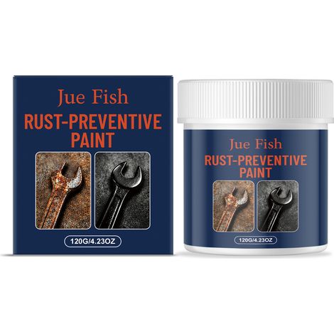 Inhibiteur de rouille JUE FISH, rénovation des métaux domestiques, prévention de la rouille, lubrification, déshumidification, taches de rouille et saleté, entretien de la quincaillerie, 120 g (1/5)