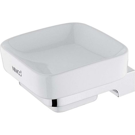 Nimco Maya - Seifenspender mit Halter, weiße Keramik/Chrom MA 29059K-26