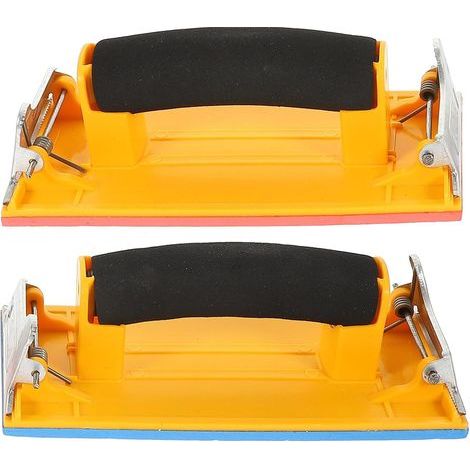 2 Pieces Construction Carpentry Sandpaper Plastic Sanding Support (1/5)