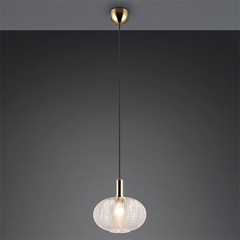 Lampe pendante classique Elvezia Verre transparent - R36771052