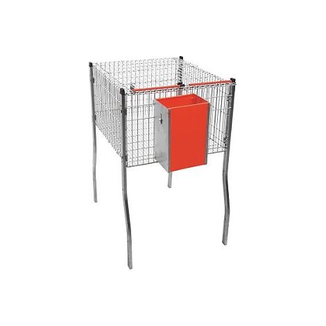 Cage pour modle conomique lapins-0 avec bol. 1 tage 1 dpartement