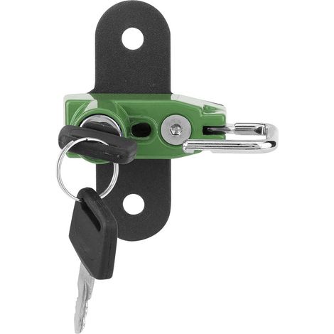 Support Moto Moto Casque Antivol Support Crochet Aluminium Vert pour Suzuki V-Strom 250 2017+ (1/4)