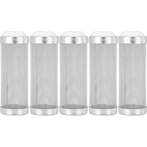 Cesta filtrante de acero inoxidable de 12 mm – paquete de 5 para proteger los camarones y el aceite de freír. (1/5)