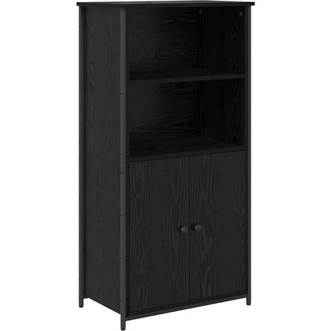 Maison Exclusive - Alacena Roble Negro 62 x 36 x 121,5 cm Madera