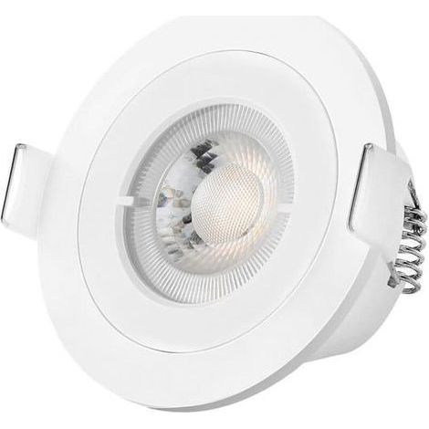 lot de 6 Spot LED Encastrable Extra Plat IP65 étanche OREiN 4.5W Spots de Plafond Spots Encastrés LED Blanc Chaud 3000K éclairage Encastrés pour salle de bain, salon, couloir, bureau, blanc (1/5)