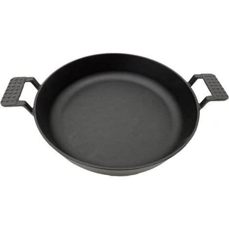 Brasero – Sauteuse en fonte FlexiGrill pour barbecue gaz Emma – Cuisson optimale légumes et viandes – Répartition uniforme de la chaleur