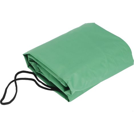 Pare-soleil imperméable pour petite baignoire carrée de jardin ou de cour, utilisable comme bâche pour bac à sable ou jouet d'enfant, vert, 120 x 120 x 20 cm (1/5)