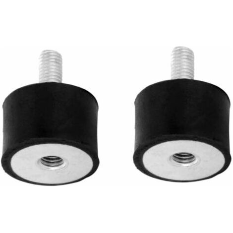 2x silentbloc mâle femelle M6x18mm M6x6mm 25x20mm anti vibration caoutchouc bateau voiture amortisseur silencieux (1/2)
