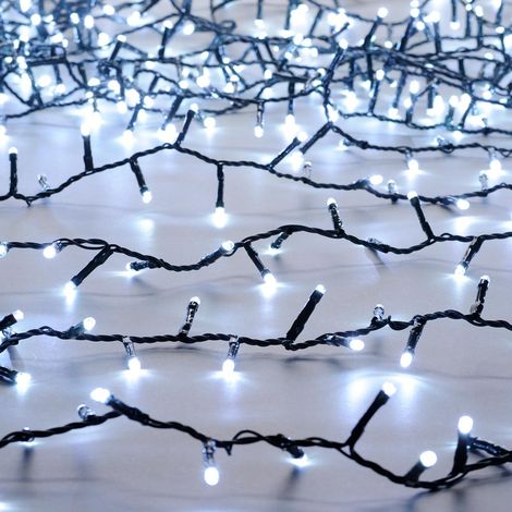 5.1m White LED Christmas Fairy String Lights Indoor Outdoor Tree Decoration (1/3)