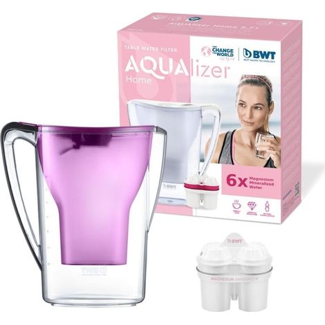 BWT 8801511 JARRA Agua Tipo BRITA, Viola, 11.5 cm (1/5)