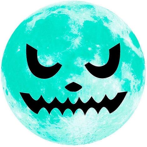 Sticker mural décoratif lumineux pour chambre d'enfant, décoration d'Halloween, adhésif pour plafond ou mur, porte, fenêtre, chambre, fête-grimace 4 (1/5)