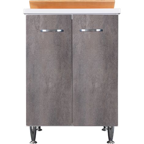 Lavatoio 60x50 corten grigio doppia anta (1/5)