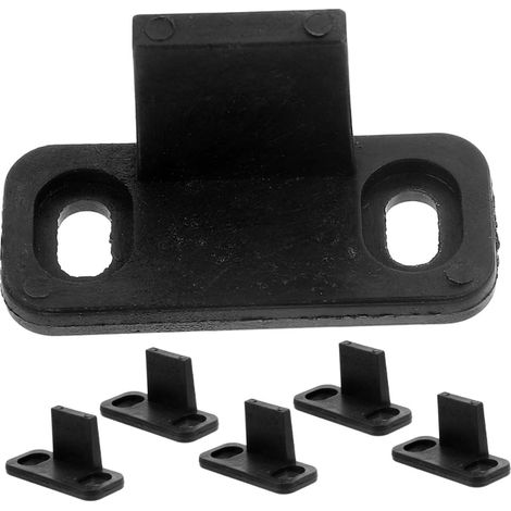 lot de 6 guide de sol pour porte de grange coulissante, acier (1/5)