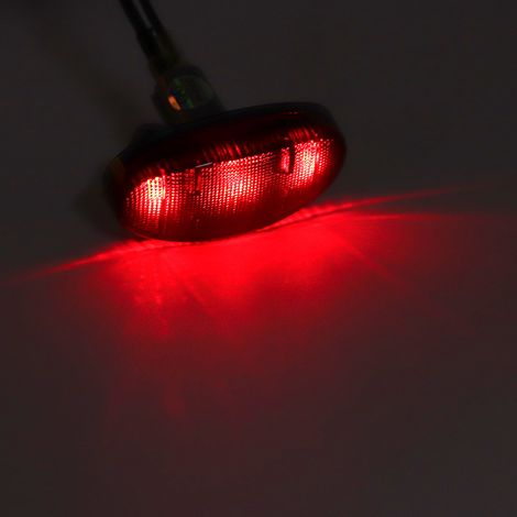 Wasserdichte 12V-LED-Kotflügelleuchten für Ford F-450 Super Duty (2011–2016), rot, Ersatz für Seitenmarkierungsleuchten (1/5)