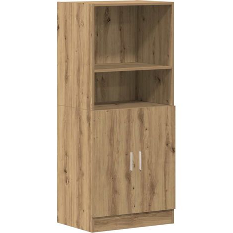 Maison Exclusive - Armadietto Rovere Artigianale 57x41,5x131,5 cm in Truciolato