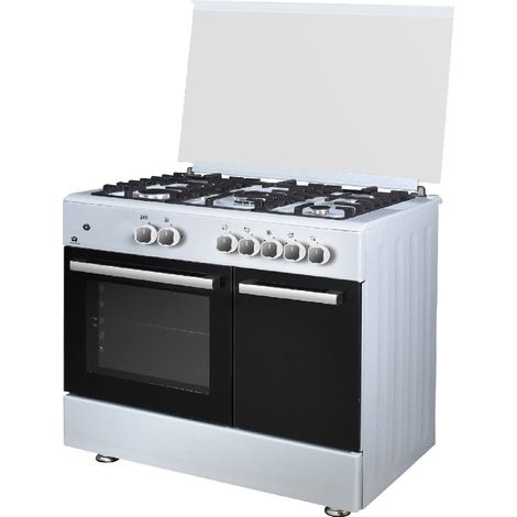 Cucina Staylux 90 X 60 Forno elettrico 60 cm con porta bombola 696-S50F WHITE (1/5)