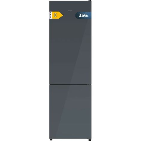 Cecotec Frigorífico Combi Bolero CoolMarket Combi 356i Grey Glass E. 200cm de Alto, 59,5 cm de Ancho, Clase E (1/3)