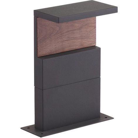 Inspired mantra - ruka - lampadaire led 13w 3000k 850lm ip54 anthracite noyer (1/4)
