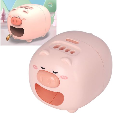 Machine à décortiquer automatique pour graines de tournesol et noix / Decortiquateur électrique intelligent forme cochon pour cadeaux - Peeler Sunflower Seed Pig Shape (14500, 1000mah) avec port USB T (1/5)
