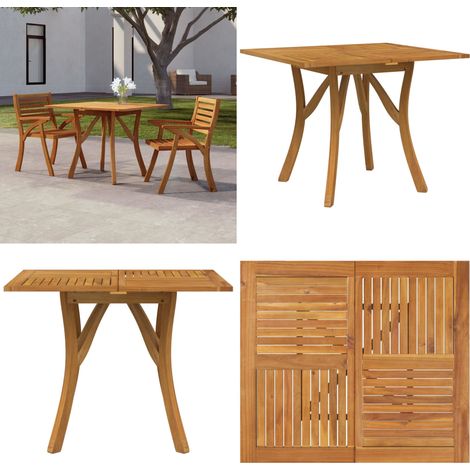 Gartentisch 85x85x75 cm Massivholz Akazie - Holztisch - Gartentisch - Akazienholz - Esstisch - Terrassenmöbel - Home & Living (1/5)
