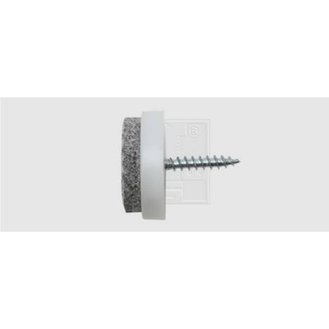 SWG 684 120 24 75 Feltro avvitabile, rotondo Bianco (Ø) 24 mm 25 pz.