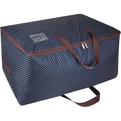 (Blau) Säcke für Kleidung, dicker übergroßer Organizer Aufbewahrungstasche, Reisetasche (1/5)