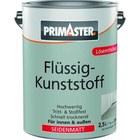 Primaster Flüssigkunststoff seidenmatt 2,5 L silbergrau Flüssigkunststoff