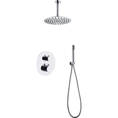 Imex -  Columna Ducha Empotrada Termostatica Cromado Serie Tívoli (1/5)