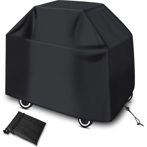Housse Barbecue, Bâche de Protection BBQ Exterieur, Housse Plancha Imperméable, Protection UV, Coupe-Vent(147x61x117cm) (1/5)
