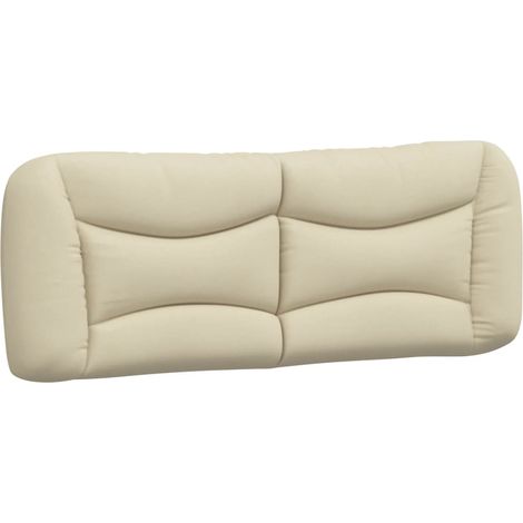 Coussin de tête de lit Hvar crème 140 cm tissu CFW54752 (1/5)