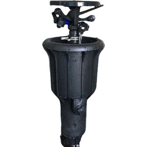 Turbine sprinkler with anti-splash arm – Optimized lift height – Tool-free interchangeable nozzles – Low-pressure operation (1/5)