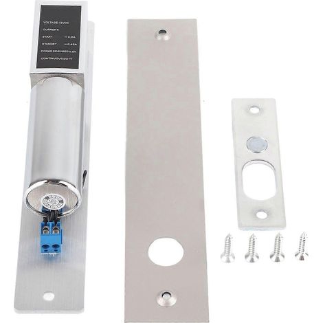 Serrure électromagnétique à mortaiser EL2LC DC 12V, verrouillage automatique par pêne dormant, capteur de contrôle d'accès (1/4)