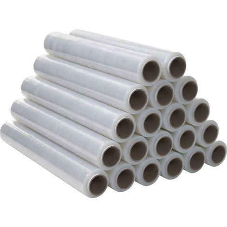 Film Trasparente per Imballaggio, Plastica Copritutto per Traslochi, Pellicola Adesiva Protettiva, Pellicola per Imballaggio per Coprire Mobili, Scatole di Cartone per Traslochi - Ofituria (20 pz) (1/5)