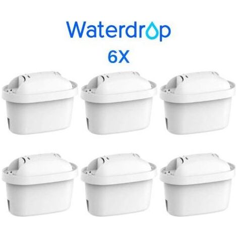 Cartouche filtrante compatible Brita Maxtra+ et Pro Réduction PFAS, PFOA/PFOS Pack de 6 All in 1 (1/5)