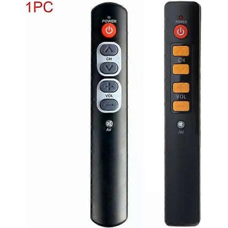 6-Tasten-Fernbedienung für Zuhause, Zubehör, programmierbar, universell, ABS, intelligent, lernfähig, für Senioren, Direktversand (1/4)