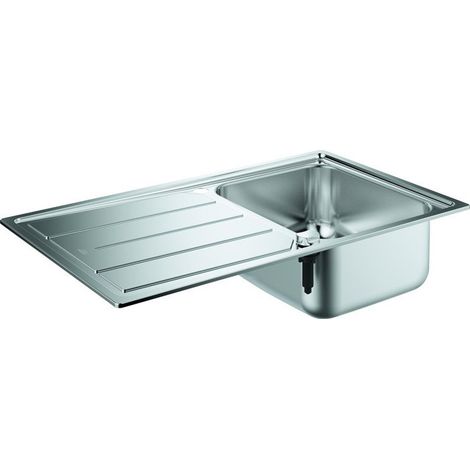 GROHE 31571SD0 - K500 Fregadero de acero inoxidable con escurridor