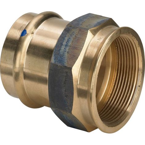 Viega Sanpress LF-Übergangsstück, d 18mm, Rp 1/2 Rotguss oder Siliziumbronze Modell 2212LF, 431044 (1/2)
